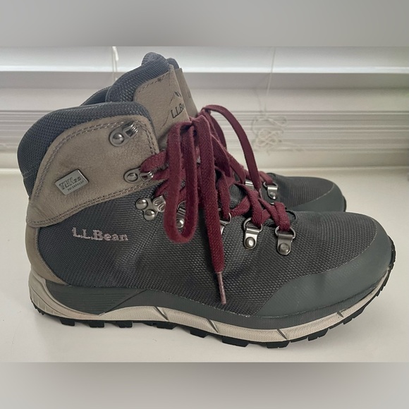 LL Bean Women’s Alpine Hiking Boots Model 507250 Grey Size 7.5 - Picture 7 of 11